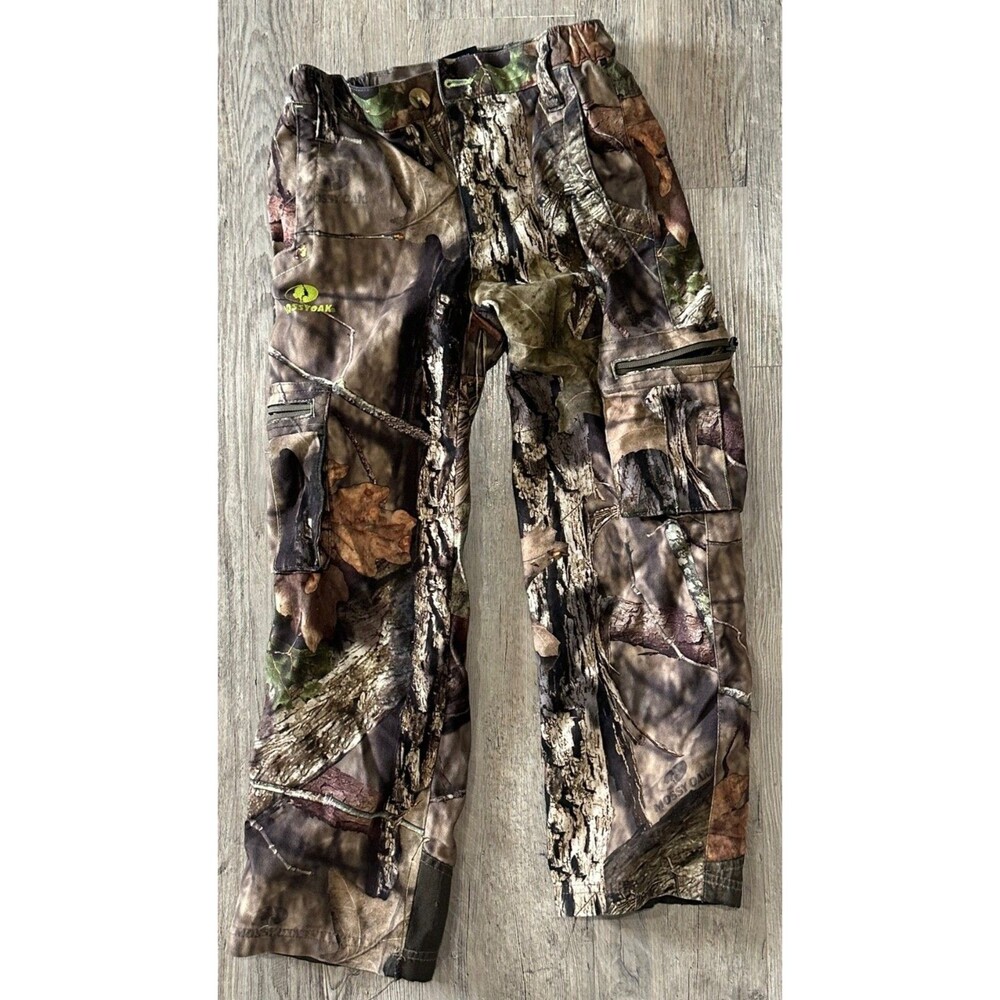 Mossy Oak Boys Medium Camo Hunting Pants – Classic Break-Up Pattern Outdoor Gear